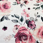 Vintage Pink Rose Themed Soft Cushion Cover, thumbnail 2 of 7