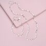 Personalised Silver Star Cluster Necklace And Bracelet Set, thumbnail 8 of 8