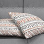 Aztec Pattern Cushion Cover With Geometric Brown Lines, thumbnail 4 of 7