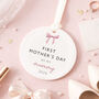 First Mother's Day Ceramic Gift Tag – Custom Keepsake Gift Mothers Day Gift Idea, thumbnail 1 of 5