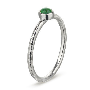 Silver Emerald Ring Size L Other Sizes Available, 4 of 8
