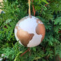 Personalised Hand Painted World Globe Bauble, thumbnail 4 of 9