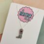 Silver And Pink Cowboy Boot Charm Necklace / Cowgirl Jewellery / Disco Western Gift / Nashville Bachelorette Accessory / Rodeo Statement, thumbnail 4 of 11
