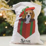 Personalised Dog Christmas Sack Treat Bag, thumbnail 11 of 12
