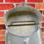 Distressed Grey Zinc Postbox – Wall Mounted Letter Box, thumbnail 2 of 9