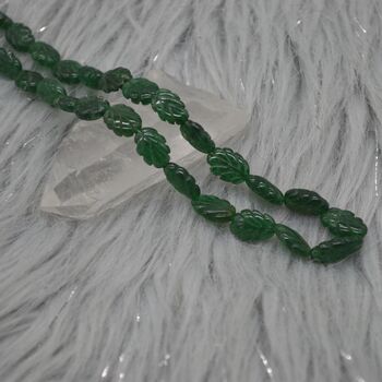 Green Aventurine Beaded Necklace: 18 Inch, 6 of 10