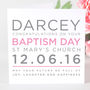 Personalised Typography Christening Day Card, thumbnail 2 of 3