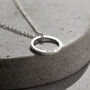 Personalised Men’s Quote Circle Necklace, thumbnail 1 of 7