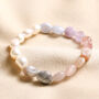 Chunky Semi Precious Stone And Pearl Beaded Bracelet, thumbnail 1 of 4