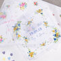 Personalised Wedding Vintage Style Handkerchief, thumbnail 2 of 4