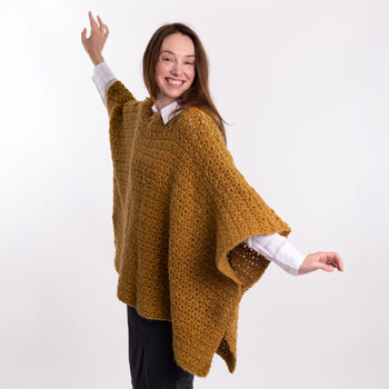 Beginners Poncho Crochet Kit, 3 of 12