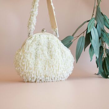 Luna Clip Purse Off White, 2 of 4