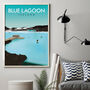 Blue Lagoon Art Print, thumbnail 4 of 4