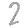 Brass Bee Premium House Numbers In Nickel Five Inch, thumbnail 4 of 11