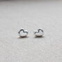 Sterling Silver Heart Stud Earrings, thumbnail 1 of 4