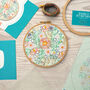 Bloom Burst, Floral Embroidery Kit, thumbnail 2 of 7