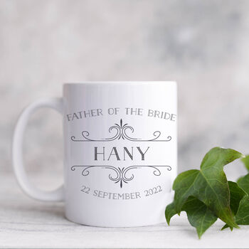 Wedding Father Of The Bride Personalised Mug, 5 of 5