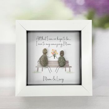 Personalised Mum Pebble Picture, 2 of 3