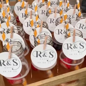 Personalised Initial Design Edible Drink Toppers, 3 of 4