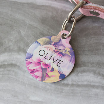 Floral Pet ID Tag, 5 of 6