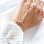 Gift For Daughter In Law – Interlocking Circle Bracelet, thumbnail 2 of 5