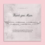 Thank You Mum Silver Plated Beaded Bracelet, thumbnail 2 of 9
