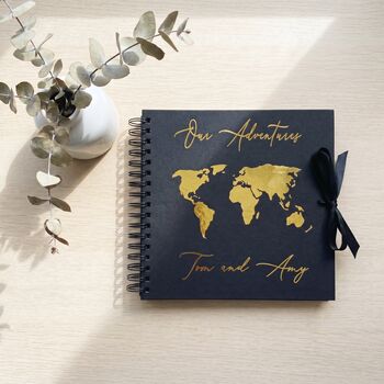 Personalised Travel Scrapbook Anniversary Gift Album, 4 of 12