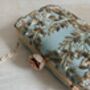 Green Silk Rectangular Clutch Bag, thumbnail 12 of 12