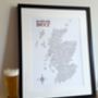 Scottish Beer Word Map, thumbnail 1 of 4