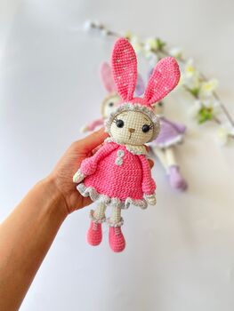 Organic Handmade Cute Little Bunny, 2 of 12