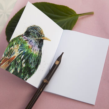 Inky Starling Notebook, 2 of 8