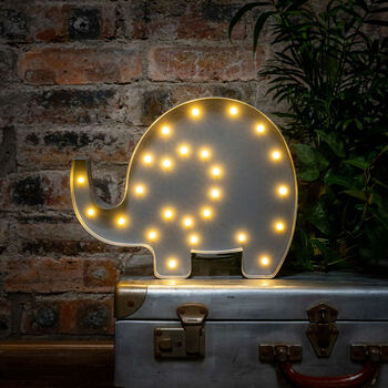 Grey Elephant LED Night Light, 6 of 6