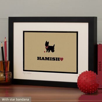 One Or Two West Highland Terriers Personalised Print, 6 of 12