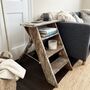 Vintage Tall Wooden Step Stool Ladder, thumbnail 3 of 7