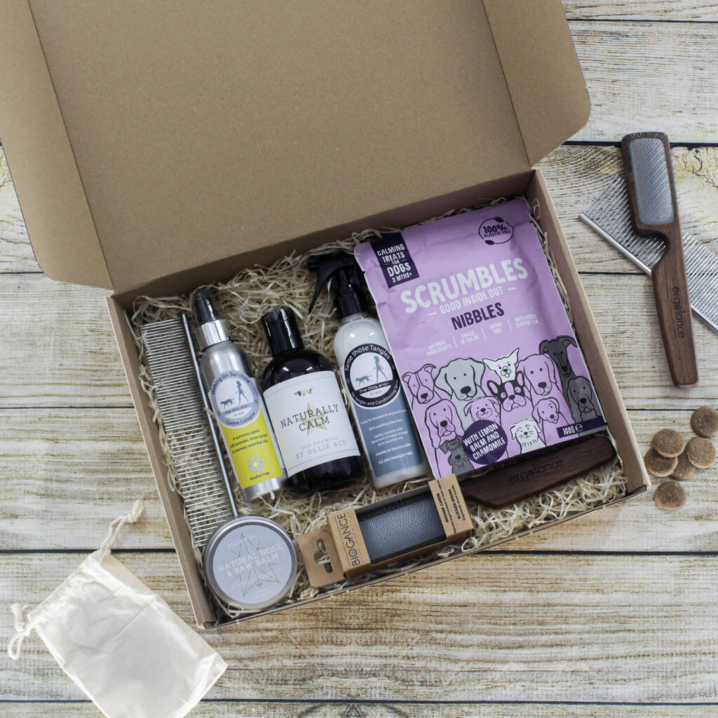 'the Groom Box' Dog Grooming Gift Set By Bella’s Box