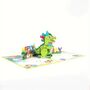 Pop Up 3D Dinosaur Birthday Card, thumbnail 3 of 4