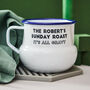 Personalised Enamel Gravy Jug, thumbnail 2 of 3