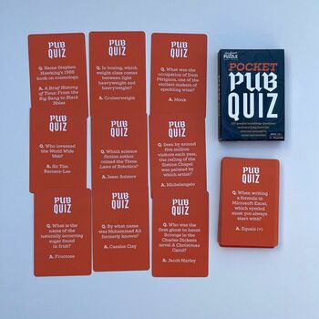 Pocket Pub Trivia Quiz Game, 2 of 2