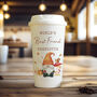 Personalised Autumn Gonk Travel Cup, thumbnail 2 of 3