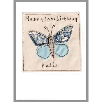 Personalised Butterfly Birthday Card For Her Any Age, 2 of 12