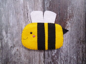 Bee Felt Decoration Sewing Kit, 2 of 5