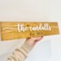 Wooden Family Name Sign 3D Acrylic, thumbnail 7 of 9
