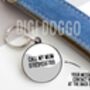 Bichon Frise Outline ID Tag, thumbnail 4 of 4
