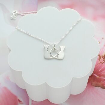 Love Cats Charm Necklace, 2 of 3