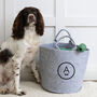 Personalised Dog Or Cat Toy And Accessory Basket, thumbnail 1 of 6