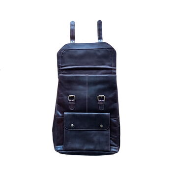 Carlton Full Leather Backpack / Messenger Bag, 5 of 12