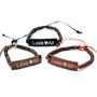 Love All Slogan Bracelets Party Favours | Set Of Six, thumbnail 2 of 4