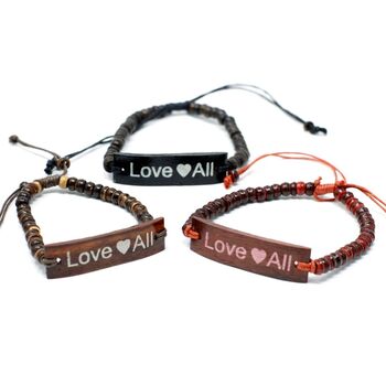 Love All Slogan Bracelets Party Favours | Set Of Six, 2 of 4