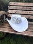 Hitched White Denim Cowboy Hat, thumbnail 1 of 5