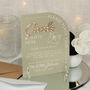 Modern Arch Wedding Card Post Box, thumbnail 3 of 5
